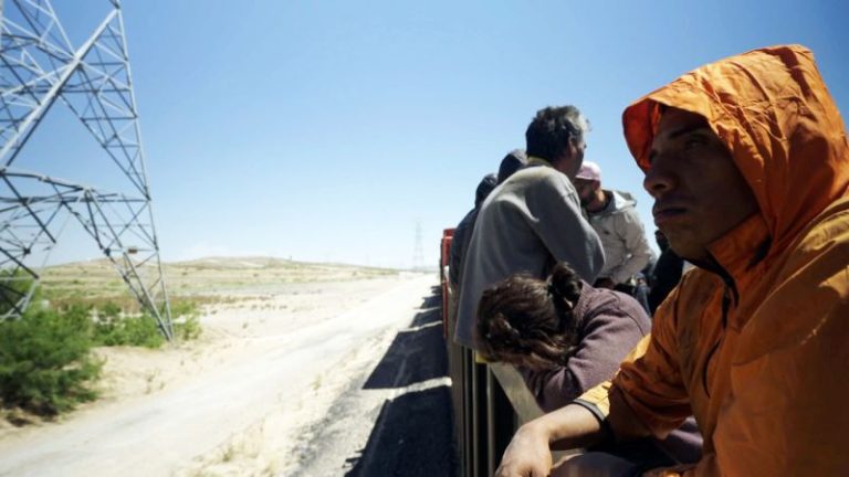 ‘You can’t sleep here:’ On board a perilous freight train with families hoping to reach the US