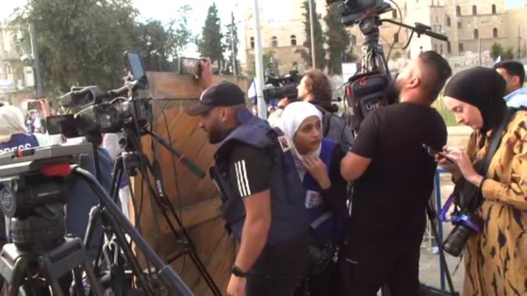 Contentious Flag March attracts thousands of Israelis to Jerusalem’s Old City