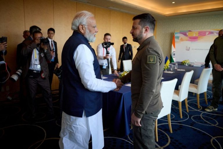Ukraine’s Zelensky and India’s Modi hold first face-to-face since Russian invasion