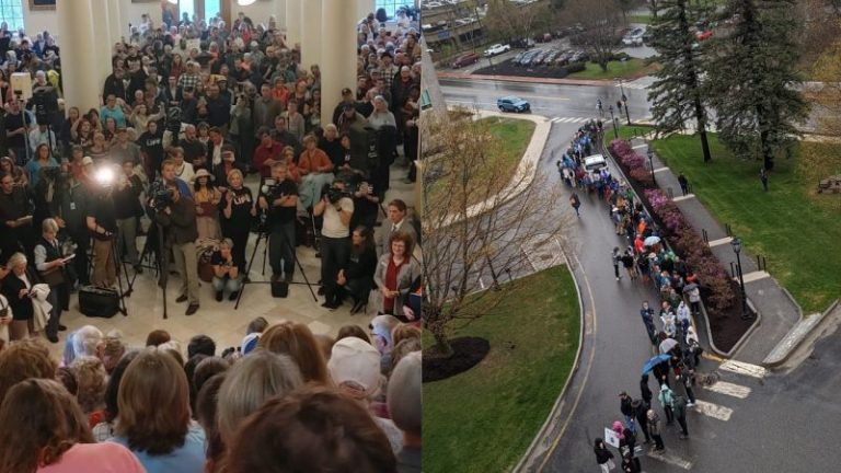 Hundreds of pro-lifers dominate marathon all-night hearing on Maine’s no-limits abortion law