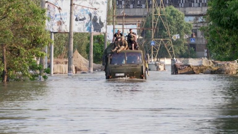 ‘Everything is drowning.’ Nova Kakhovka dam collapse brings added danger to frontline city of Kherson