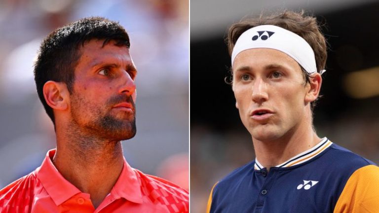 Novak Djokovic on cusp of historic 23rd grand slam as he faces Casper Ruud in French Open men’s final