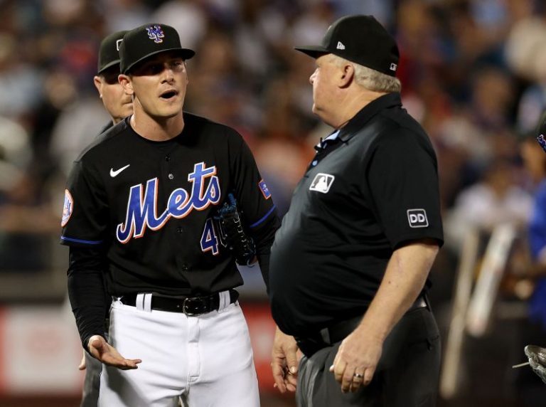 New York Mets pitcher Drew Smith suspended for 10 games after apparent use of sticky substance