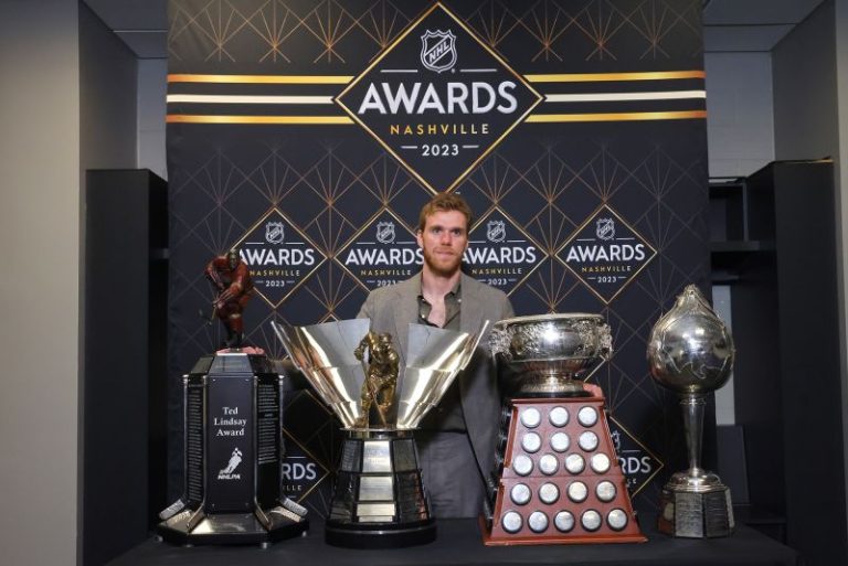 Connor McDavid wins third Hart Trophy for NHL’s MVP after near unanimous vote