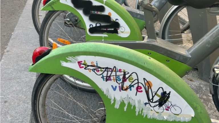 Paris rental bikes deliver unexpected anti-abortion messages