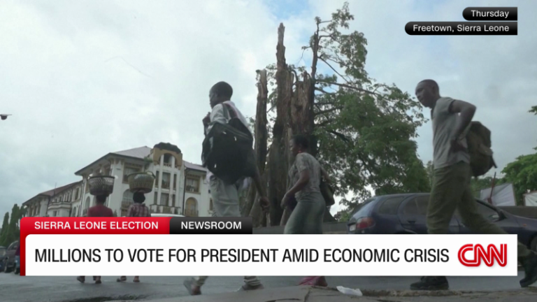 Sierra Leone’s President Maada Bio sworn in hours after election win