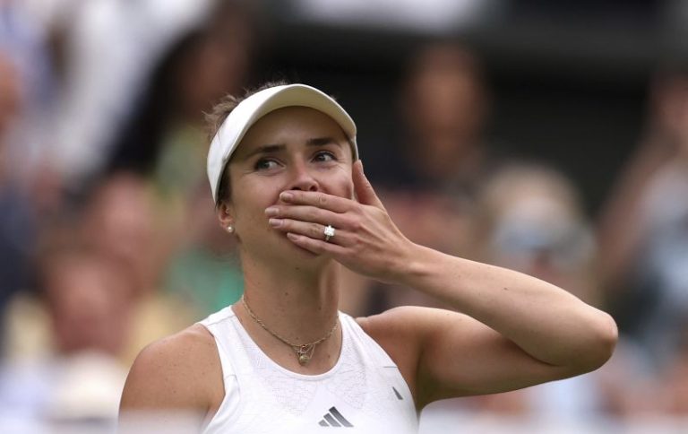 Ukraine’s Elina Svitolina says ‘war made me stronger’ as she continues remarkable Wimbledon run