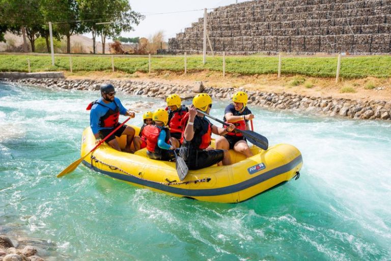 Abu Dhabi has built a white water river in the middle of a scorching desert