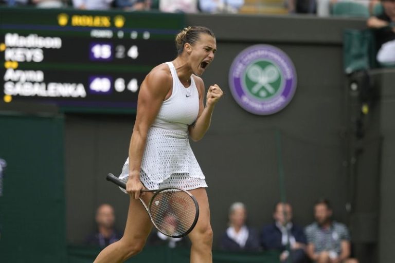 Aryna Sabalenka defeats Madison Keys in straight sets to reach Wimbledon semifinals