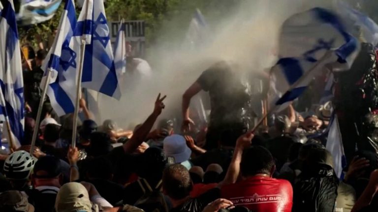 Israeli lawmakers to vote on weakening Supreme Court amid protests, as Netanyahu leaves hospital