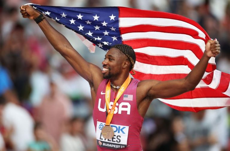 Basketball stars hit back after US sprinter Noah Lyles pokes fun at NBA