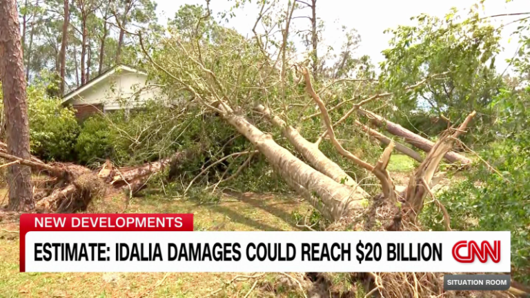 Recovery efforts are focused on power restoration in Florida communities as sweltering heat moves in after Hurricane Idalia