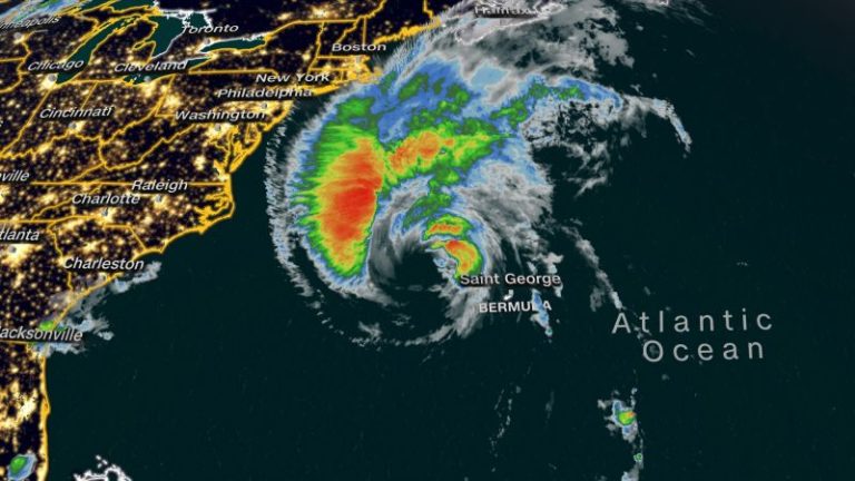 Parts of coastal New England and Atlantic Canada are under tropical storm warnings as Hurricane Lee nears