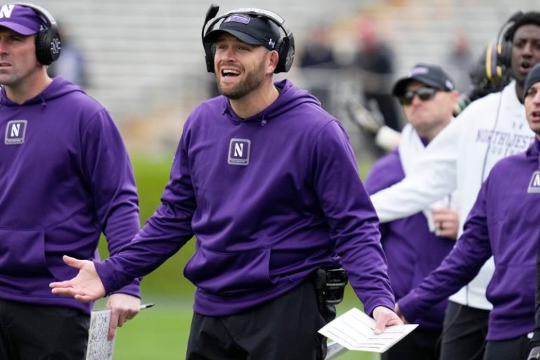 Northwestern rewards coach for turnaround by removing ‘interim’ label