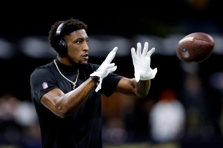 Saints star receiver arrested, expected to play vs. Vikings