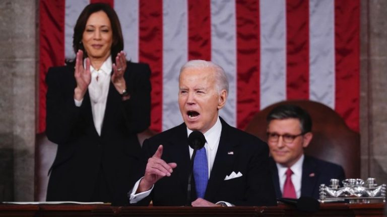 Biden assails ‘predecessor’ Trump, GOP in sharply partisan State of the Union speech