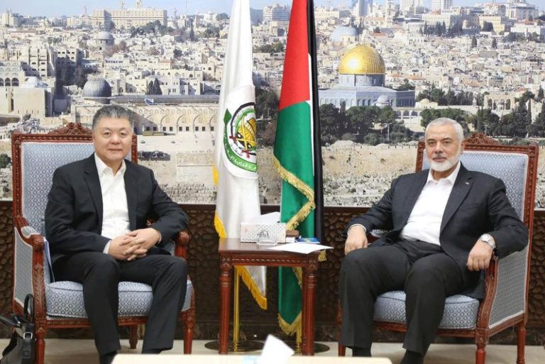 Chinese envoy meets Hamas chief Haniyeh after first visit to Israel since Gaza war began