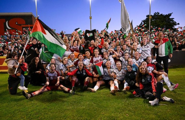 ‘We are more than just a conflict’: Palestinian women’s soccer team on their whirlwind return to the pitch