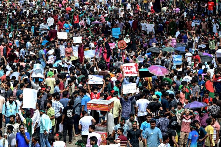 At least 27 killed in Bangladesh as protesters, police and pro-government activists clash
