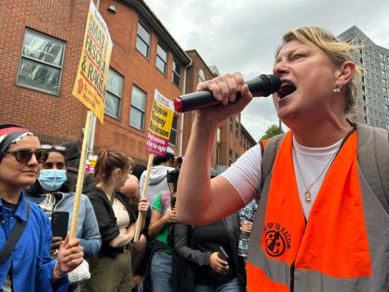 ‘More of us than you’: Thousands of anti-racist protesters turn out to counter far-right rallies in UK