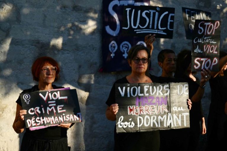 Man accused of plotting wife’s rape by at least 50 strangers over almost 10 years in French trial