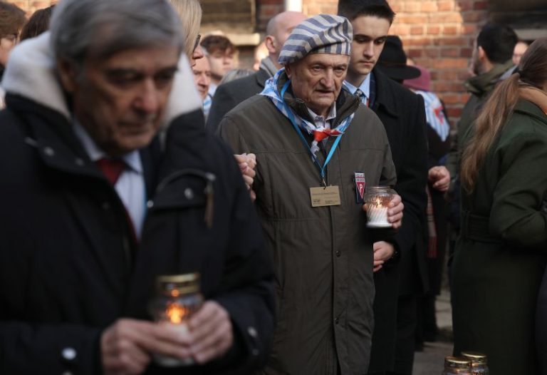 ‘Nothing will be easy about returning:’ Survivors mark 80th anniversary of Auschwitz liberation