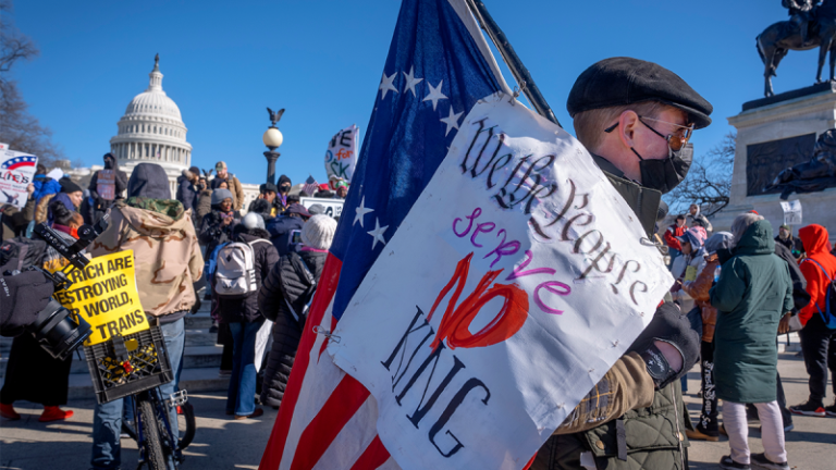 ‘Not My Presidents Day’ protests erupt across the country