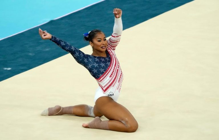 WATCH: UCLA’s Jordan Chiles earns perfect 10 in floor exercise