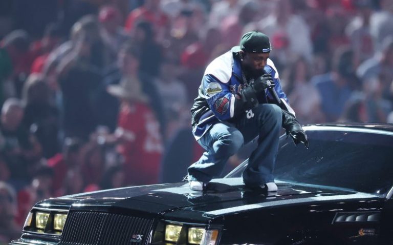 Protestor crashes Kendrick Lamar Super Bowl halftime show