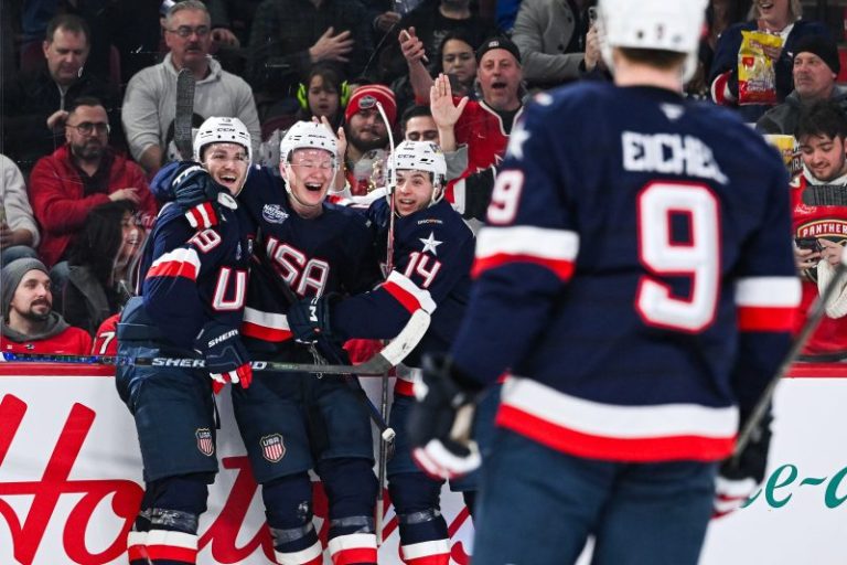 Tkachuk brothers lead USA romp at 4 Nations Face-Off: Highlights