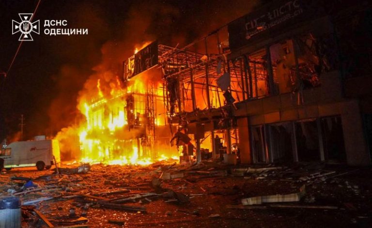 Ukraine port city ‘on fire’ after ‘massive’ Russian attack as Trump projects optimism ahead of peace talks