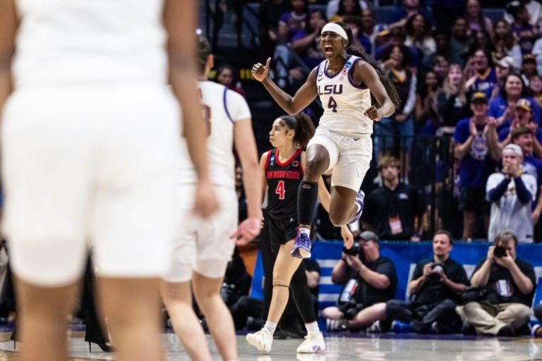 LSU women’s basketball highlights from March Madness win vs SDSU
