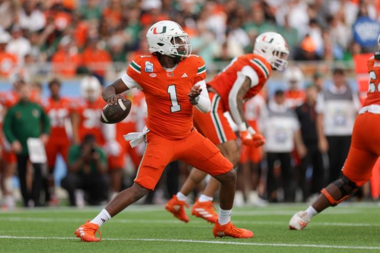 Miami QB Cam Ward shines in pro day workout