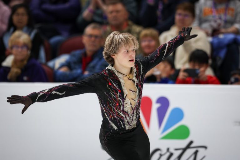 Figure skating updates: Malinin near flawless in short program
