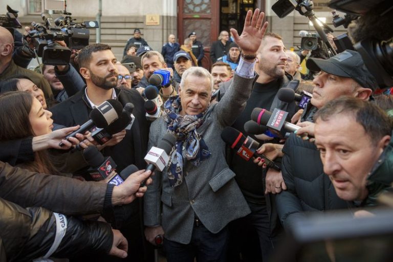 Chaos erupts in Romania after far-right frontrunner banned from presidential vote