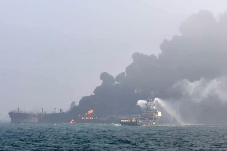 Cargo ship captain arrested in North Sea collision with US-flagged tanker is Russian national, owner says