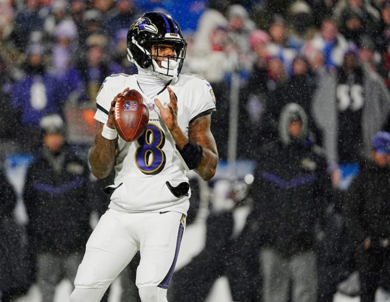 Lamar Jackson challenging Dale Earnhardt Jr.’s trademark number