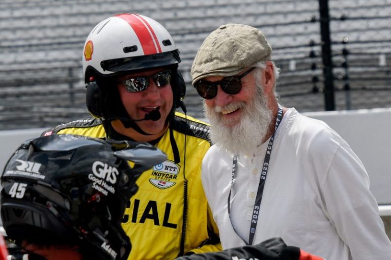 Ex-late-night host David Letterman has a storied history with Indy 500