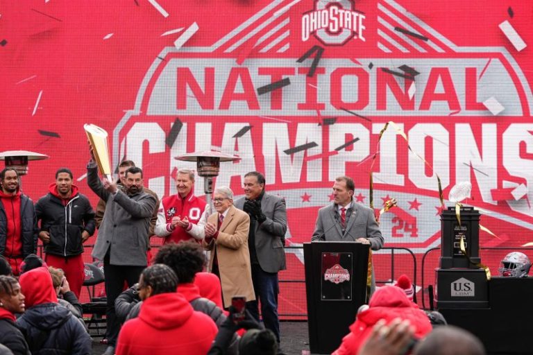Opinion: College sports leaders act like children in squabble over CFP