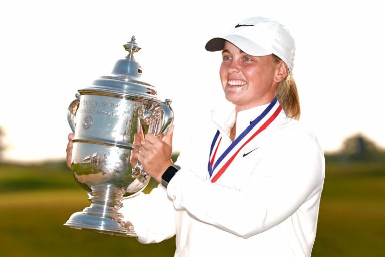 Stark wins U.S. Women’s Open, gets texts from Swedish legends