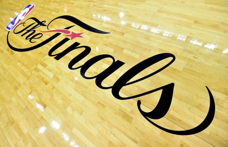 NBA Finals fans miss eye candy on court. Where is the iconic logo?