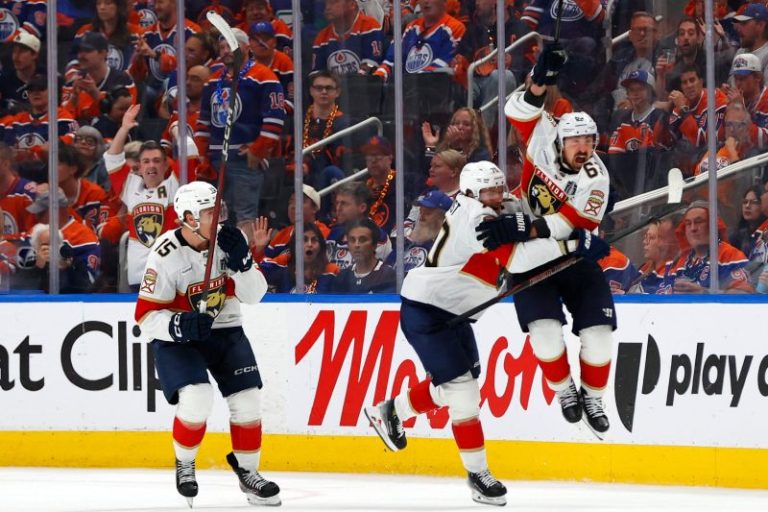 Panthers beat Oilers in 2OT, tie Stanley Cup Final: Game 2 highlights