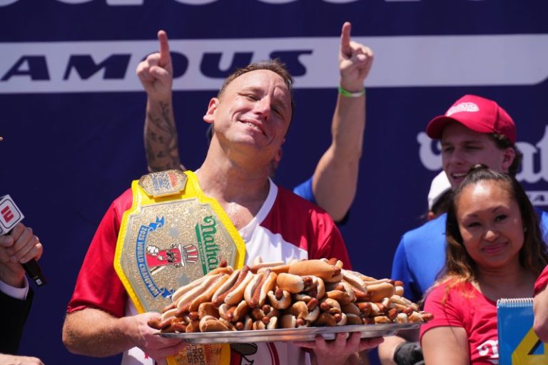 Nathan’s Hot Dog Eating Contest: Joey Chestnut wins epic return