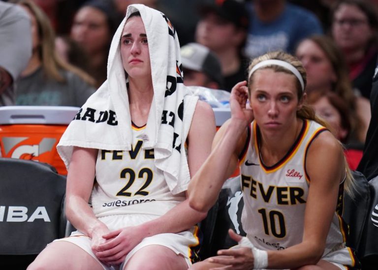 Caitlin Clark suffers apparent injury late in Fever-Sun game: Highlights