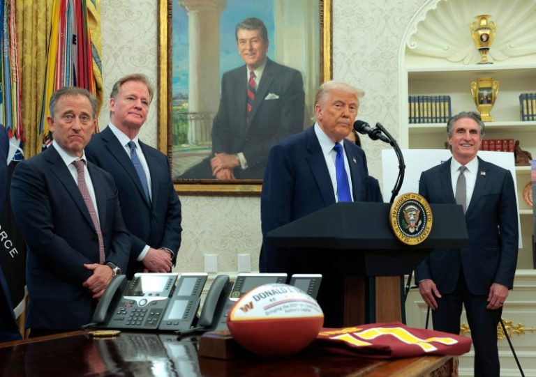 Trump using Washington Commanders to distract from Epstein | Opinion