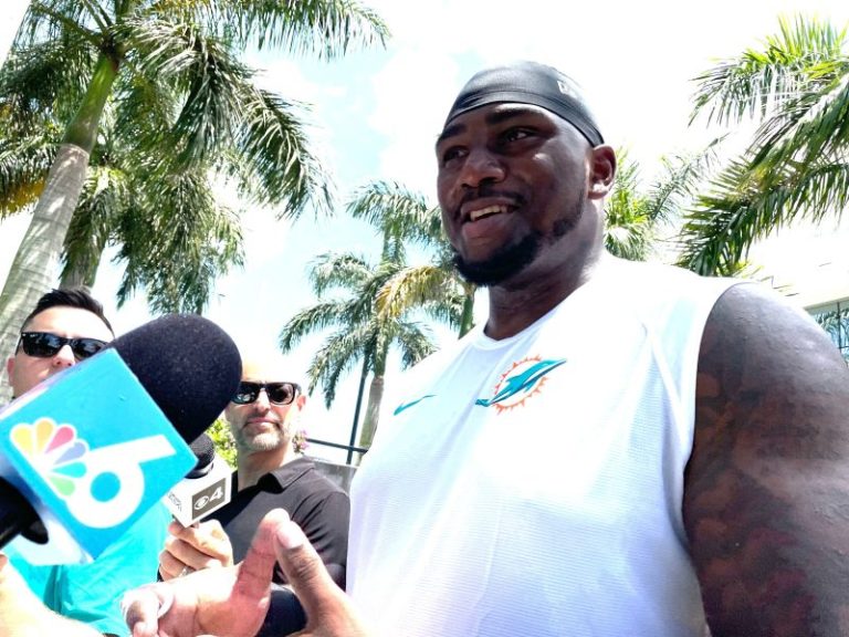 Dolphins player airlifted to hospital, in ‘stable condition’