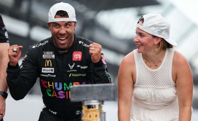 Bubba Wallace scores monumental NASCAR win in Brickyard 400