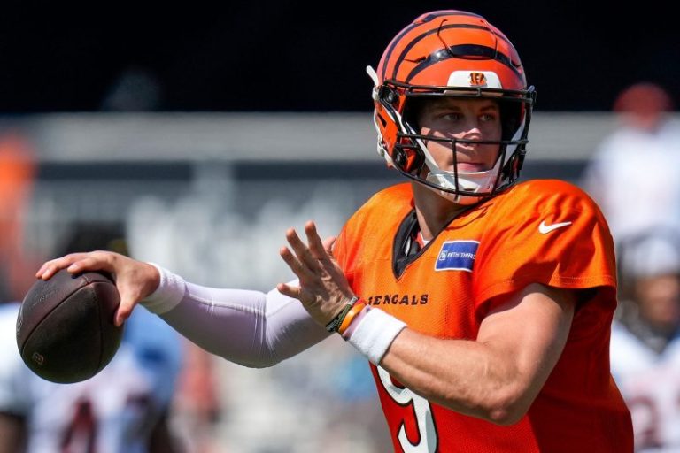 Quarterback Joe Burrow is dominating at Bengals training camp