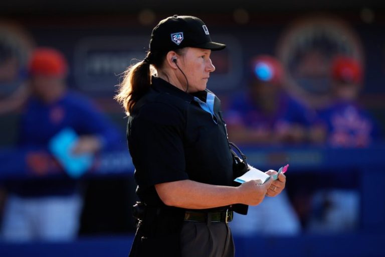 MLB makes history by calling up first female umpire
