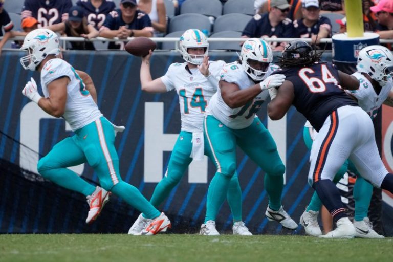 Dolphins rookie passer has debut to forget